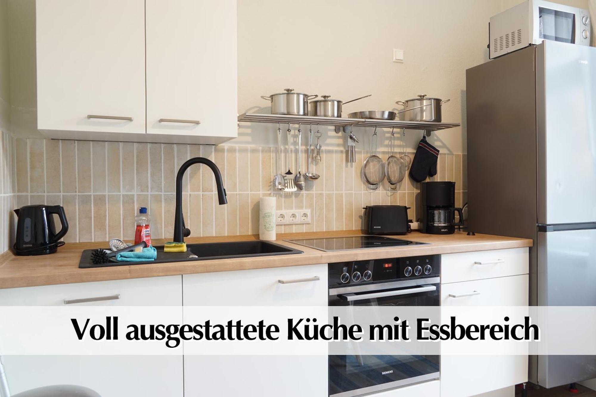 Grossraum-Apartments Mit 2Sz, Wz, Kueche, Smart-Tv, Parken, Etc Erfurt Exterior photo