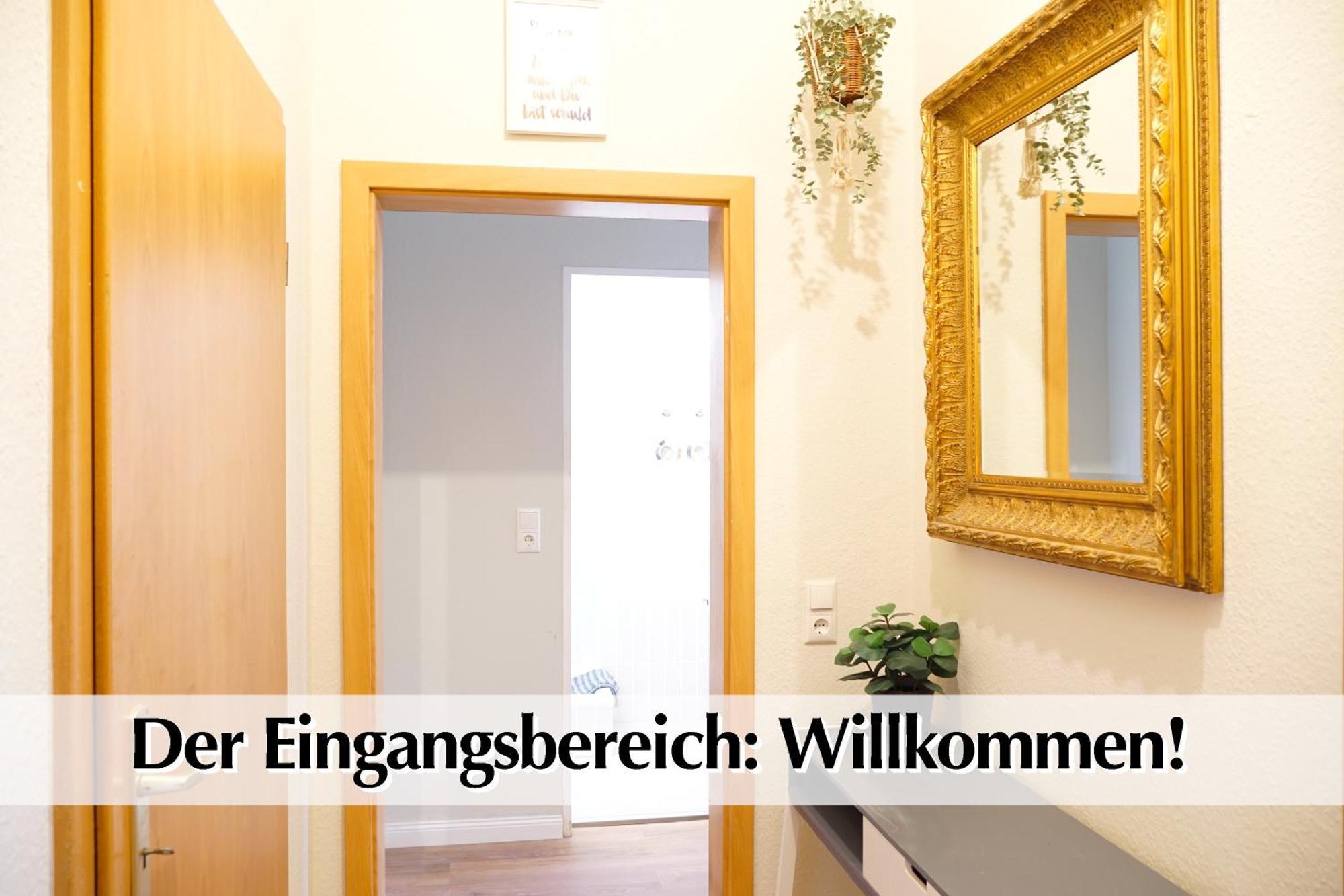 Grossraum-Apartments Mit 2Sz, Wz, Kueche, Smart-Tv, Parken, Etc Erfurt Exterior photo